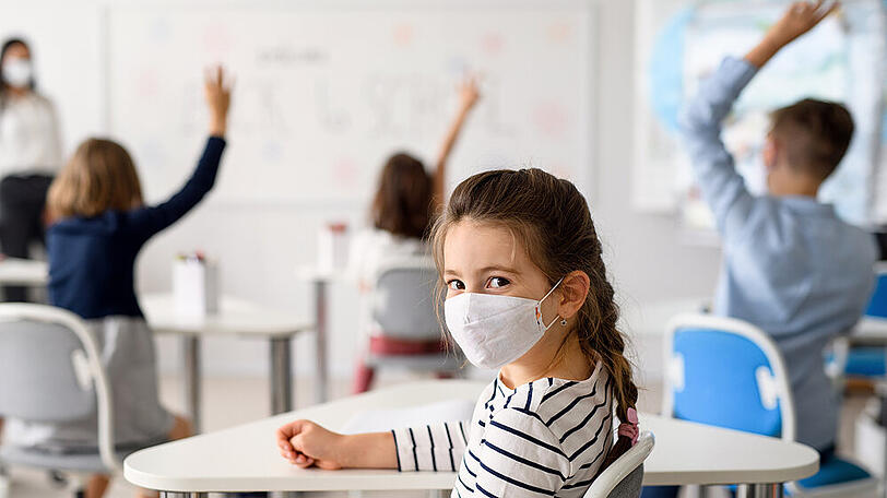 Die Maske im Unterricht ist unbedenklich