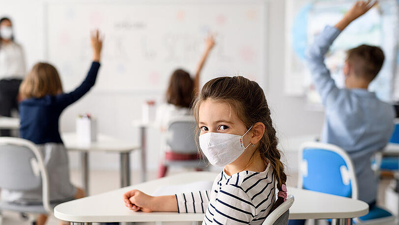 Die Maske im Unterricht ist unbedenklich