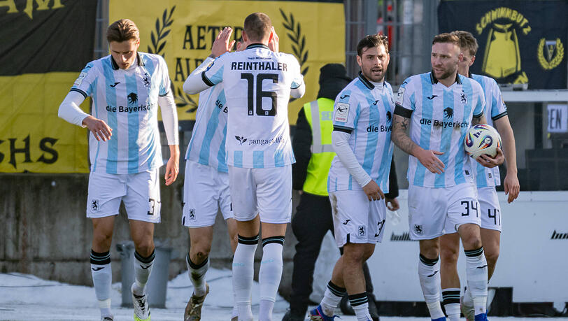 Der TSV 1860 trennt sich von Alemannia Aachen mit 2:2.