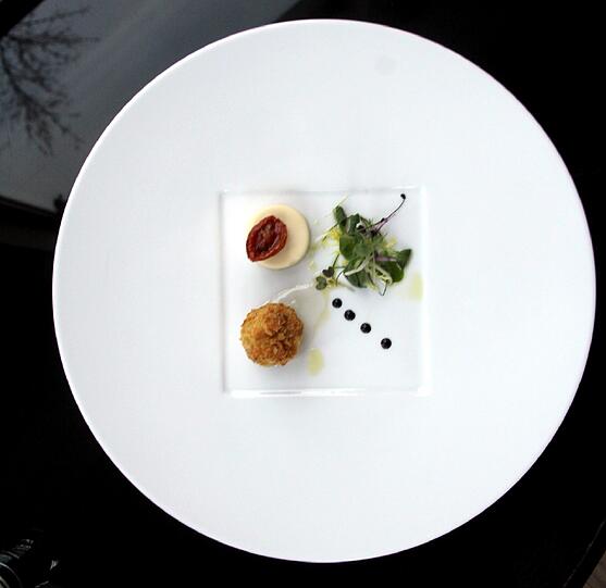 Parmesan Fonduta, Arancino.