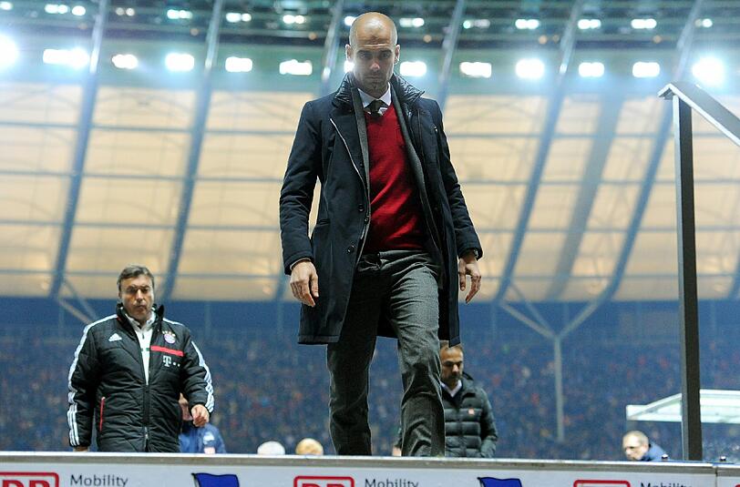 Erwartet gegen Atlético Madrid ein ganz anderes Spiel als gegen die Hertha: Pep Guardiola