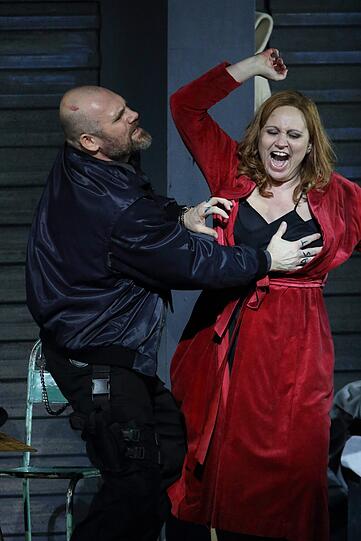 Puccinis "La fanciulla del West" im Nationaltheater.