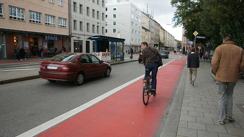 So sieht es in der Fraunhoferstraße aus.