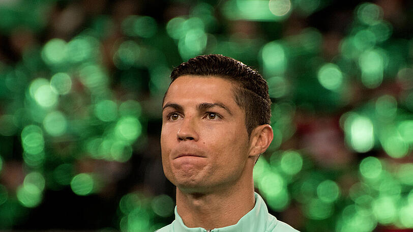 Cristiano Ronaldo steht eigentlich auf mächtig viel Gel in den Haaren
