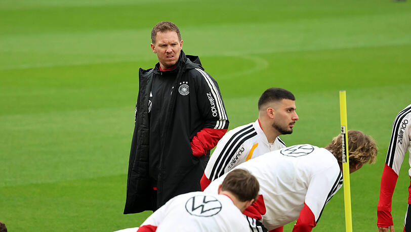 Genervt vom Undav-Thema: Bundestrainer Julian Nagelsmann.