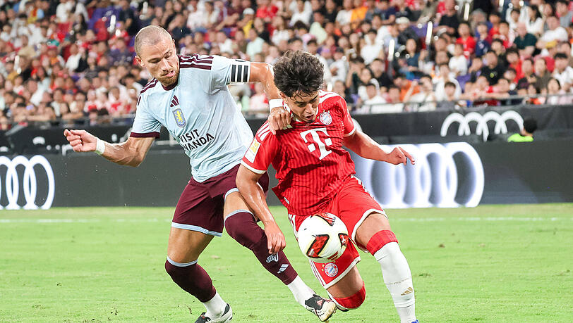 Dynamisch und zweikampfstark: Maycon Cardozo (r.) beim 2:1 gegen Aston Villa. Dynamisch und zweikampfstark: Maycon Cardozo (r.) beim 2:1 gegen Aston Villa.