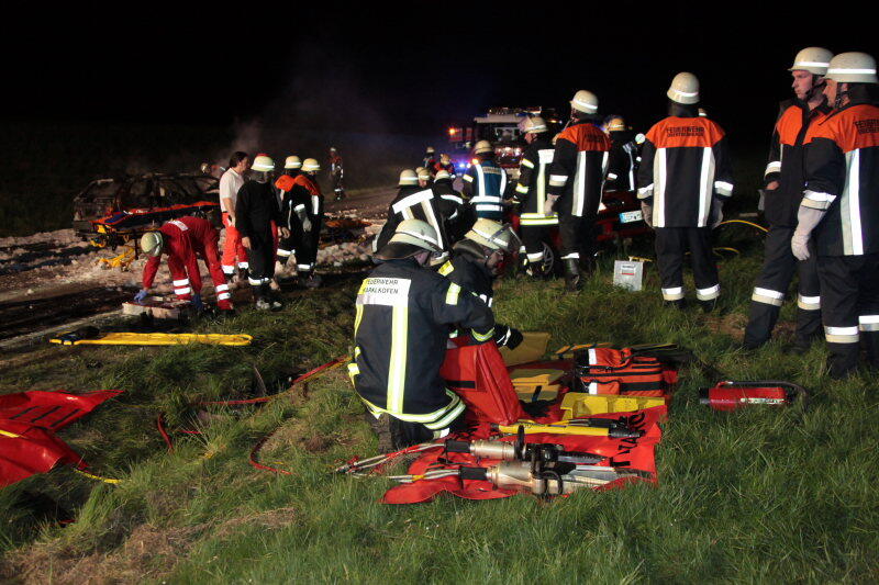 Auffahrunfall zwischen Gangkofen und Frontenhausen.