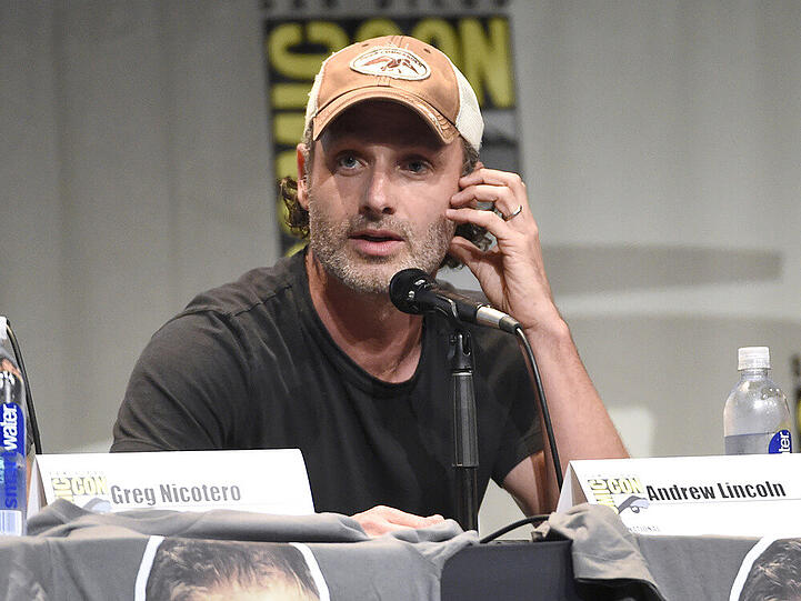 "TWD"-Darsteller Andrew Lincoln am Freitag auf der Comic-Con