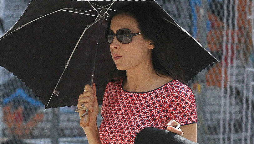 Famke Janssen auf dem Weg durch New York Famke Janssen auf dem Weg durch New York