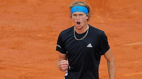 Alexander Zverev hat bei den French Open das Viertelfinale erreicht.