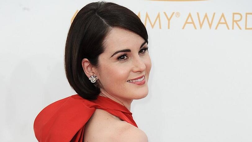Michelle Dockery auf dem roten Teppich bei den Emmys 2013 Michelle Dockery auf dem roten Teppich bei den Emmys 2013