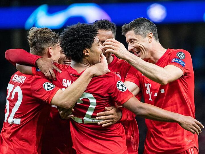 Die Bayern besiegten Tottenham mit 7:2.