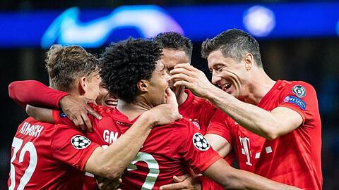 Die Bayern besiegten Tottenham mit 7:2.