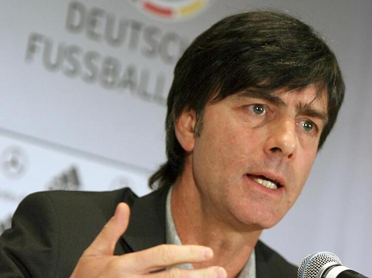 Bundestrainer Joachim Löw bei einer Pressekonferenz des DFB.