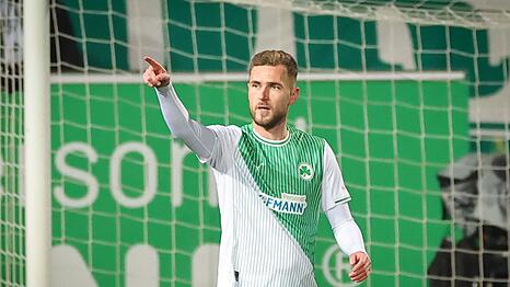 Nach seinem Joker-Tor bereit f&uuml;r die Fortuna: Der F&uuml;rther Profi Srbeny. (Archivbild)