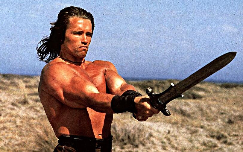 Demnächst wird Arnold Schwarzenegger wieder in der Rolle zu sehen sein, die ihm in Hollywood den Durchbruch verschaffte: In "King Conan" ist aus dem Barbaren von einst ein alter, mit seiner Vergangenheit und seiner Sterblichkeit ringender König geworden. Demnächst wird Arnold Schwarzenegger wieder in der Rolle zu sehen sein, die ihm in Hollywood den Durchbruch verschaffte: In "King Conan" ist aus dem Barbaren von einst ein alter, mit seiner Vergangenheit und seiner Sterblichkeit ringender König geworden.