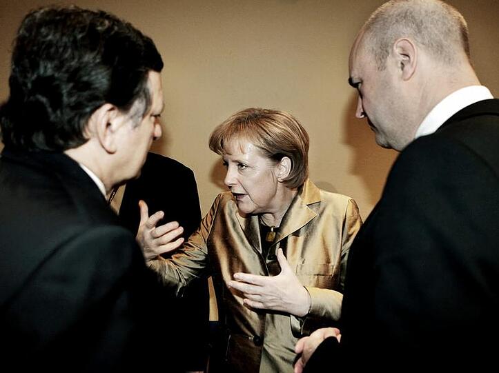 Harte Verhandlungen: Kanzlerin Merkel beim UN-Klimagipfel