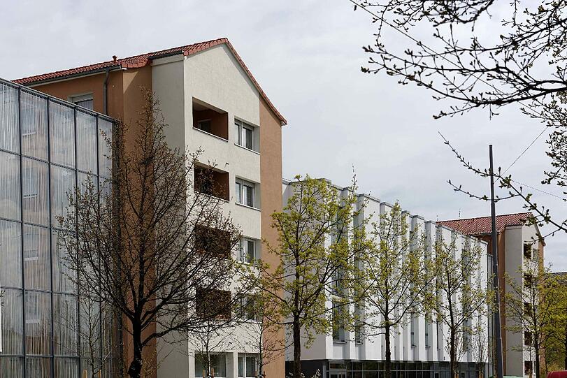 Das Quartier von der Kreillerstraße aus gesehen.