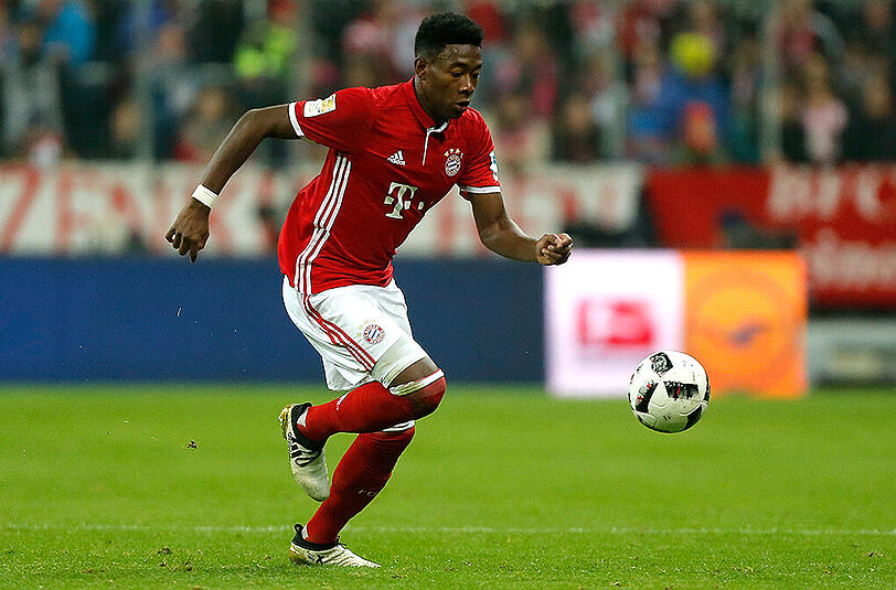 DAVID ALABA - NOTE 4: Viel Offensivpower des Österreichers, der über die linke Seite DFB-Neu-Nationalspieler Henrichs ordentlich beschäftigte. Doch die Flanken und Pässe waren nicht wirklich zielführend. Abgesehen von der ersten Viertelstunde kam nicht mehr viel nach vorne. (Archivbild)