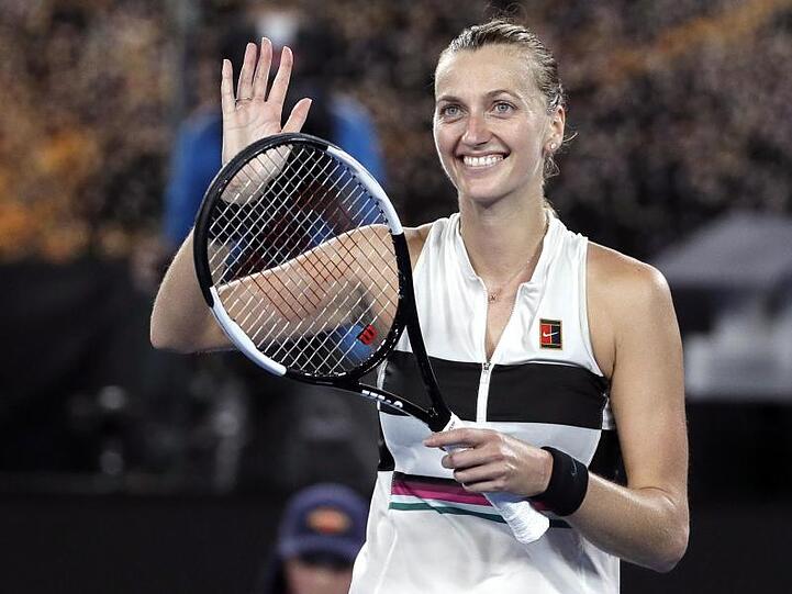 Petra Kvitova setzte sich im Halbfinale gegen Danielle Collins durch.