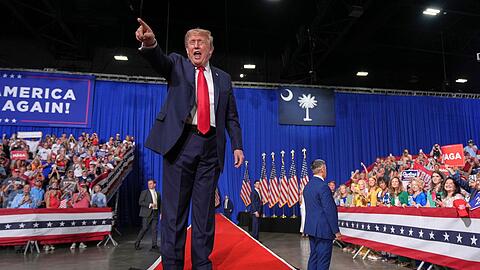 US-Pr&auml;sident Trump wirft Kanada vor, die USA auszubeuten (Archivbild)