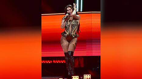 Sarah Engels bei ihrem Auftritt beim ESC-Halbfinale in Wien.