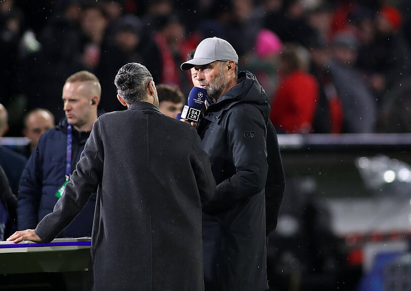 Zu Gast in der Arena: Klopp. Zu Gast in der Arena: Klopp.