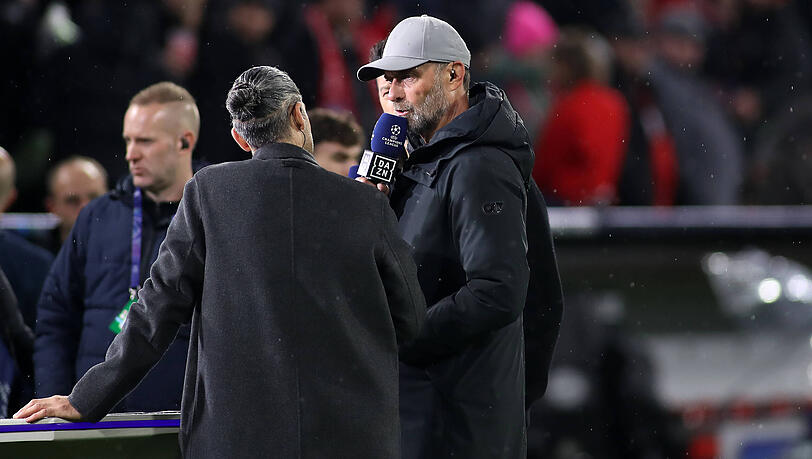 Zu Gast in der Arena: Klopp. Zu Gast in der Arena: Klopp.