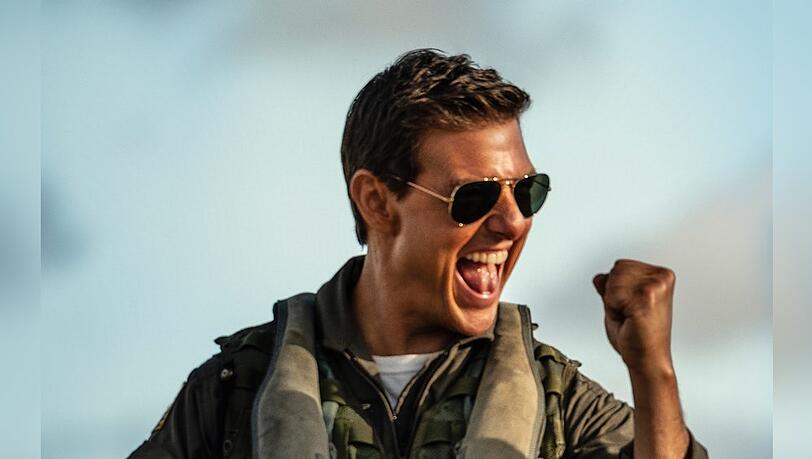 Tom Cruise in "Mission Impossible".