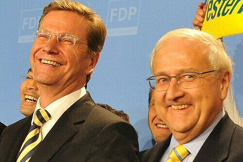 FDP-Chef Guido Westerwelle und Vize Rainer Brüderle