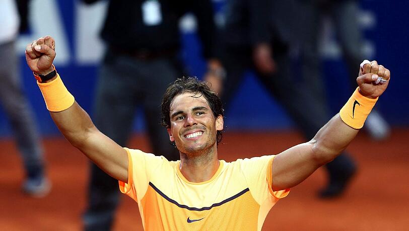 Nadal feierte seinen 49. Turnier-Sieg auf Asche. Nadal feierte seinen 49. Turnier-Sieg auf Asche.
