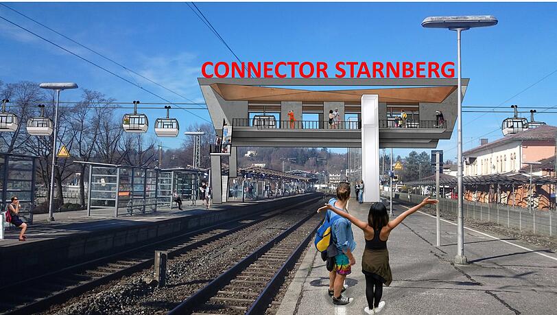 So könnte die Verbindungsstation Connector Starnberg aussehen. So könnte die Verbindungsstation Connector Starnberg aussehen.