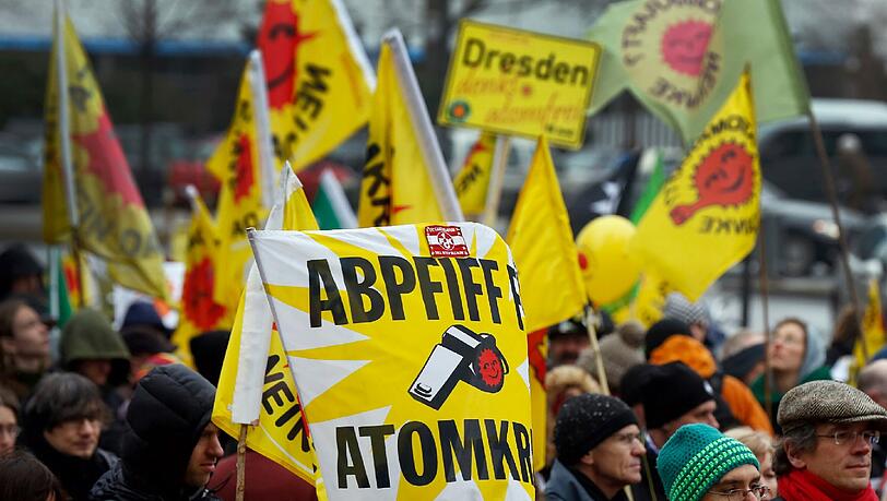 Auch in Göttingen gingen am Samstag zahlreiche Atomkraft-Gegner auf die Straße.