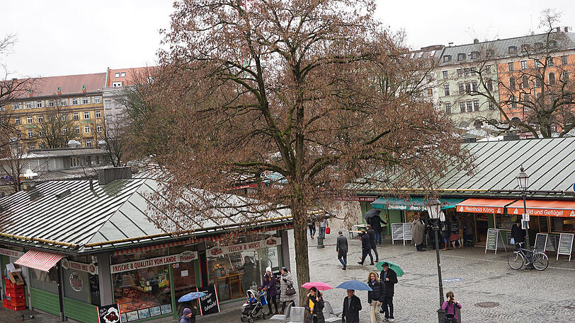 Weitere Bilder vom Viktualienmarkt im Herzen der Stadt - Sanierungsbeginn soll 2019 sein.