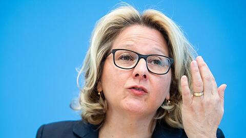 Bundesumweltministerin Svenja Schulze (SPD) unterzeichnete den europaweiten Aufruf.