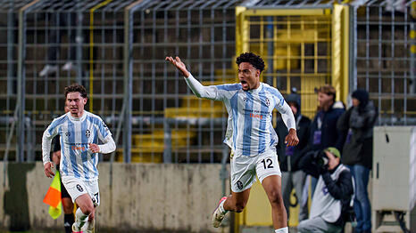 Traf f&uuml;r den TSV 1860: Arian Calderon.