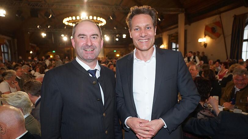 Hubert Aiwanger (Freie Wähler) und Ludwig Hartmann (Grüne)