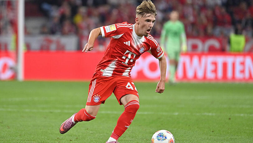 Bundesliga-Debüt beim 6:0 gegen RB Leipzig: Bayern-Juwel Lennart Karl.