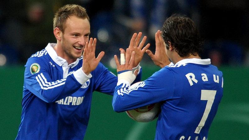 Der Schalke-Spieler Ivan Rakitic. Der Schalke-Spieler Ivan Rakitic.