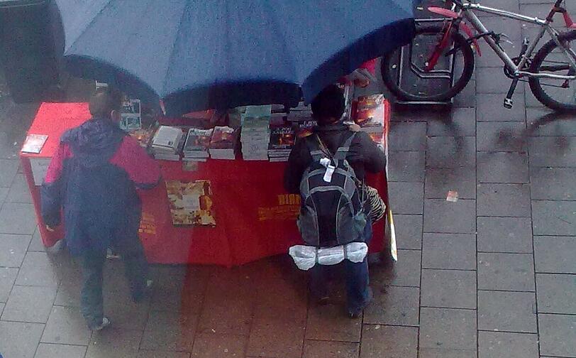 Der Ärger dreht sich um diesen Stand an der Sonnenstraße.