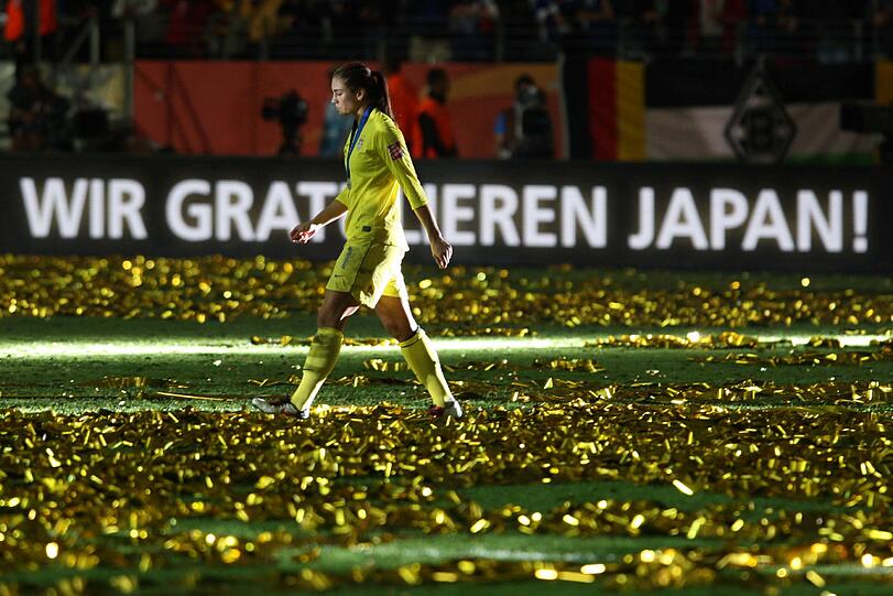 Schöne Hope Solo: So trauert die Amerikanerin nach dem verlorenem Finale gegen Japan