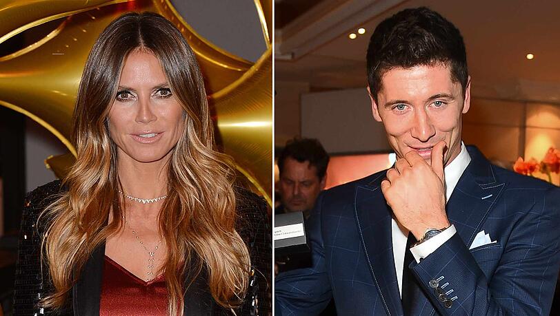 Heidi Klum macht sich eine Verlängerung von Robert Lewandowski beim FC Bayern stark.