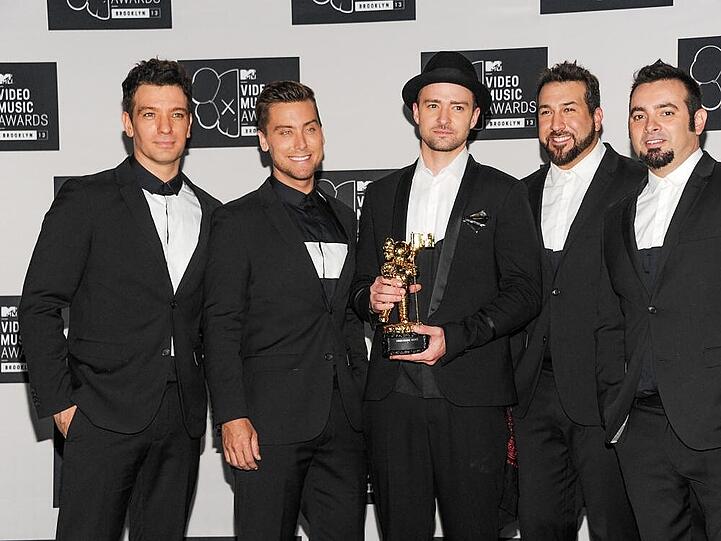 Legten einen gefeierten Auftritt in NY hin: 'N Sync bei den VMAs