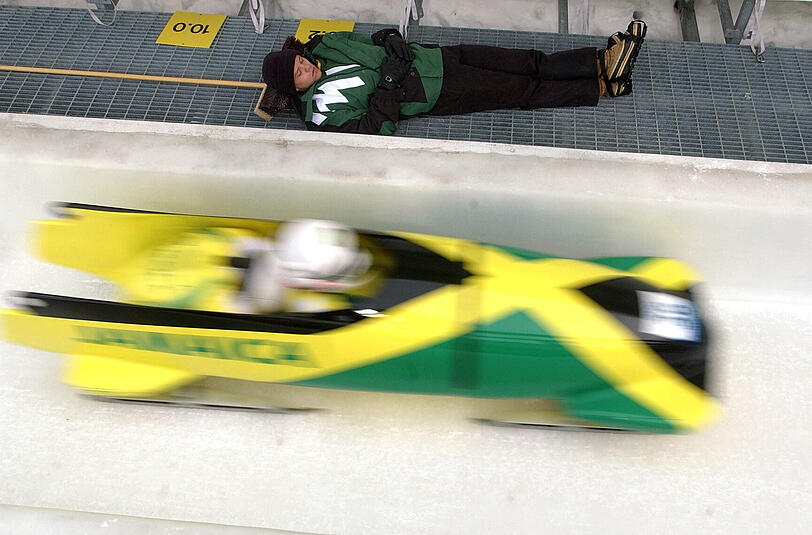 Das letzte Mal war ein Bob-Team aus Jamaika bei den Olympischen Winterspielen in Salt Lake City am Start.