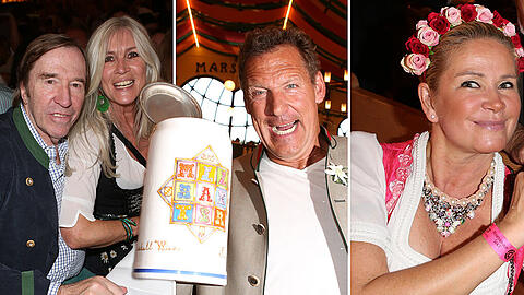 Großer Promi-Auflauf am Donnerstag auf der Wiesn. Unter anderem gab sich Hollywood-Star Ralf Moeller die Ehre.