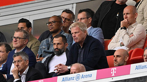 Arjen Robben (r.) beim Bayern-Heimspiel gegen Leipzig in der Allianz Arena.