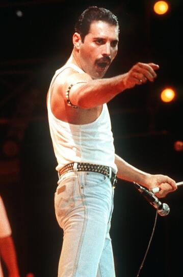 Die Rock-Legende Freddie Mercury