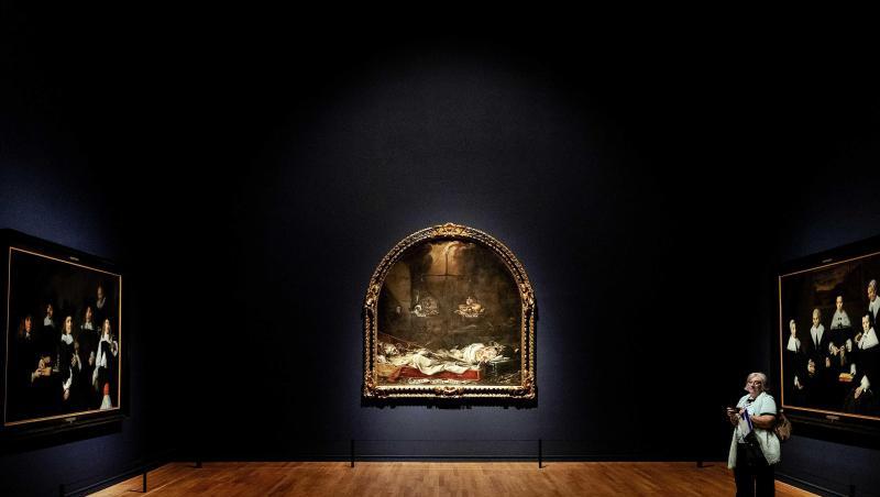 Die Gemälde "Regenten des Haarlem Oudemannenhuis", "Finis Gloriae Mundi" und "Regenten des Haarlem Oudemannenhuis" im Amsterdamer Reichsmuseum. Die Gemälde "Regenten des Haarlem Oudemannenhuis", "Finis Gloriae Mundi" und "Regenten des Haarlem Oudemannenhuis" im Amsterdamer Reichsmuseum.