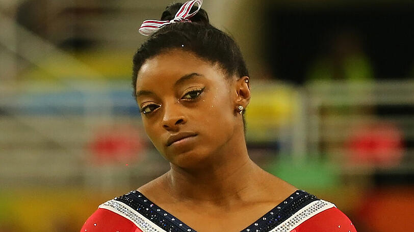 Simone Biles bei einem Wettkampf