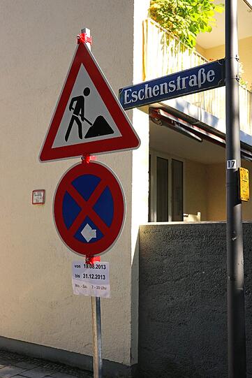 ... geht in der Eschenstraße nichts mehr.